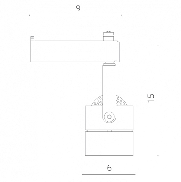 Трековый светильник Arte Lamp Track Lights A1310PL-1WH