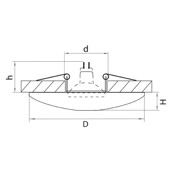 Встраиваемый светильник Lightstar Ceramo 042122