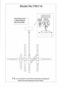 Подвесная люстра Lightstar Condetta 740112