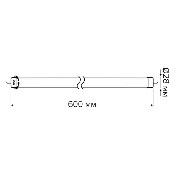 Светодиодная лампа Gauss 93030