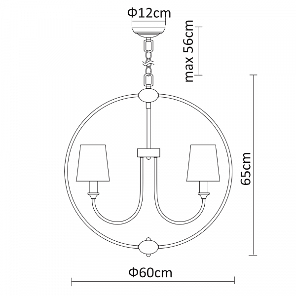 Подвесная люстра Arte Lamp Patricia A9022SP-5CC