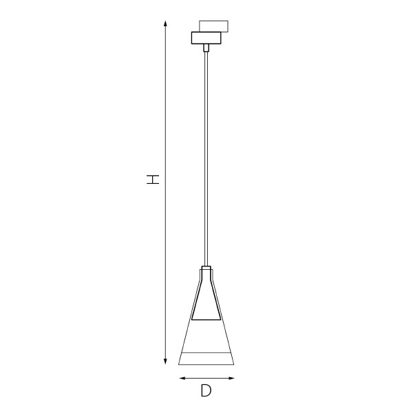 Трековый светильник Lightstar Cone L1T757016