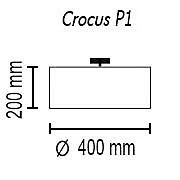 Светильник потолочный TopDecor Crocus Crocus Glade P1 01 03g