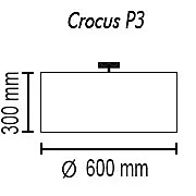 Светильник подвесной TopDecor Crocus Crocus Glade S2 01 334g