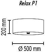 Светильник потолочный TopDecor Relax Relax P1 10 05g