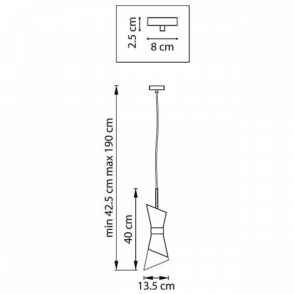 Светильник подвесной Lightstar Strato 817014