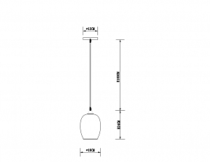 Светильник подвесной Arte Lamp Propus A4344SP-1AB