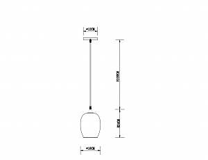 Светильник подвесной Arte Lamp Propus A4344SP-1BK