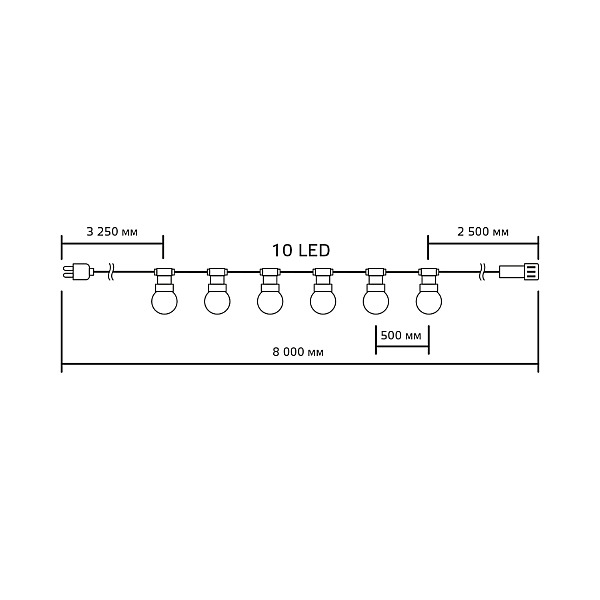 Гирлянда Gauss HL HL063