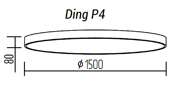 Светильник потолочный TopDecor Ding Ding P4 12