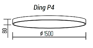 Светильник потолочный TopDecor Ding Ding P4 12