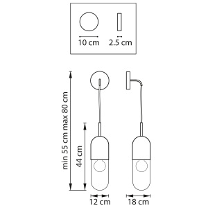 Настенное бра Lightstar Ramo 690511