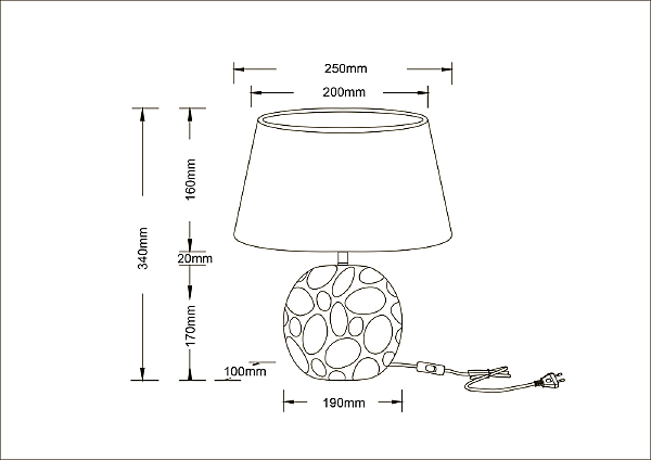 Настольная лампа Arte Lamp Poppy A4063LT-1CC