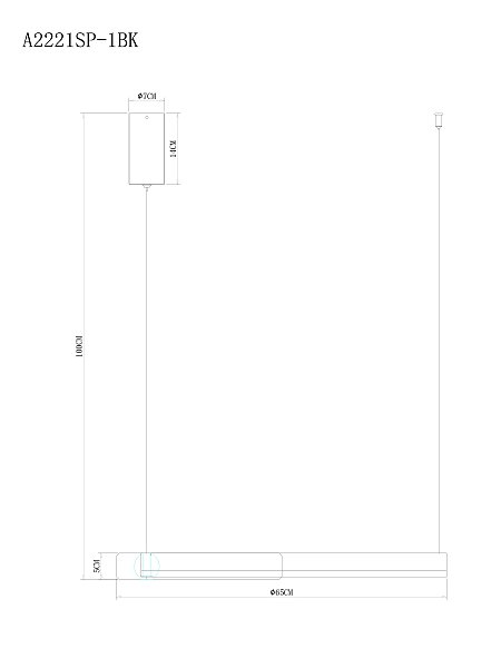 Подвесная люстра Arte Lamp A2221SP-1BR