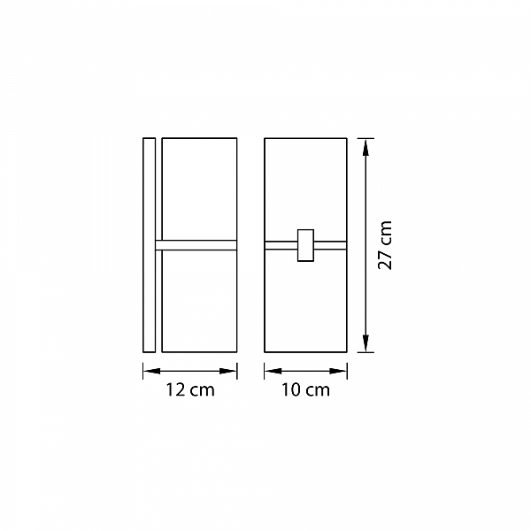 Настенный светильник Lightstar Qubica 805620