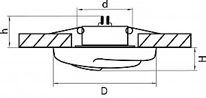 Встраиваемый светильник Lightstar Spira 006400