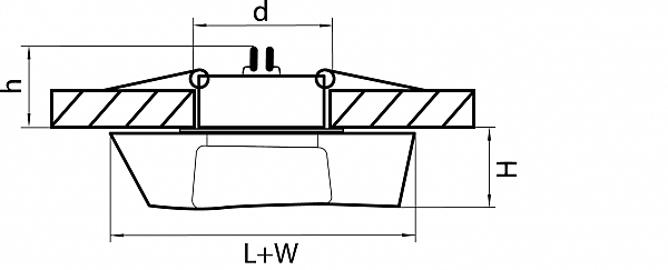 Встраиваемый светильник Lightstar Flutto 006430