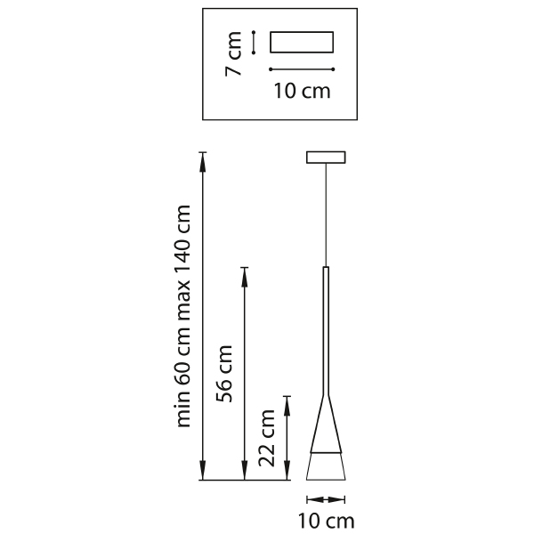 Светильник подвесной Lightstar Conicita 804110