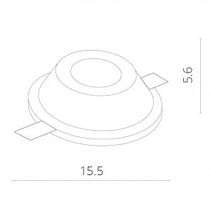 Встраиваемый светильник Arte Lamp INVISIBLE A9215PL-1WH