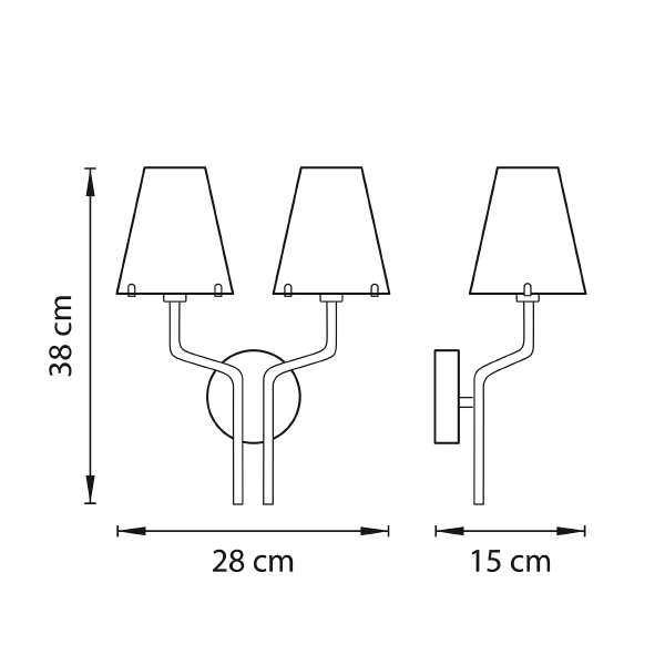 Настенное бра Lightstar Diafano 758624