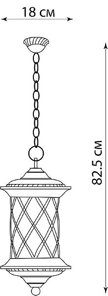 Уличный подвесной светильник Feron 11508
