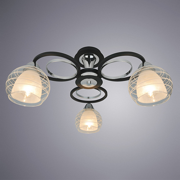 Потолочная люстра Arte Lamp Ginevra A1604PL-3BK