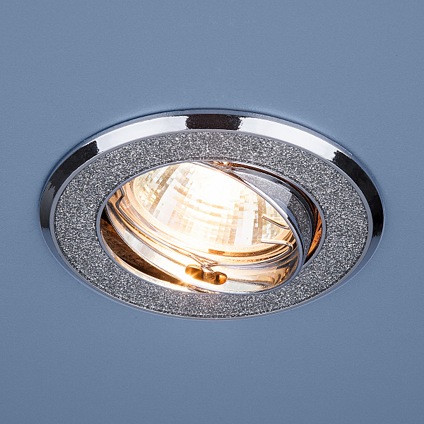 Встраиваемый светильник Elektrostandard 611 611 MR16 SL серебряный блеск/хром