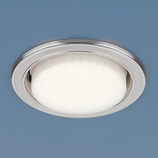 Встраиваемый светильник Elektrostandard 1036 1036 GX53 WH/SL белый/серебро