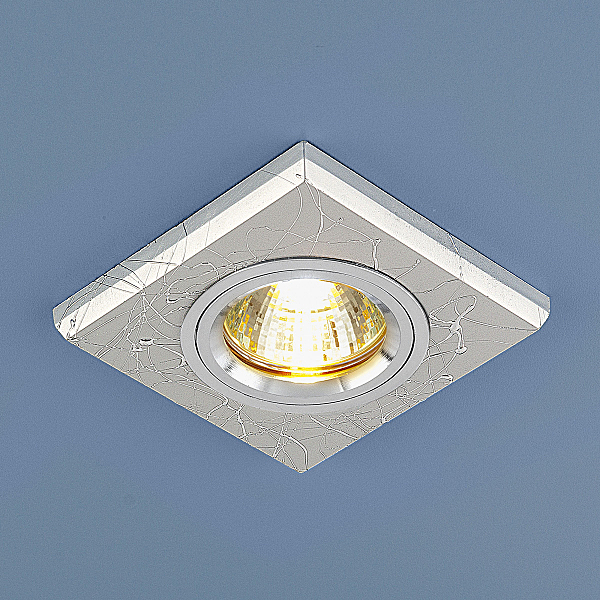 Встраиваемый светильник Elektrostandart 2080 MR16 SL серебро (не поворотная)
