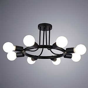 Потолочная люстра Arte Lamp Highgarden A6063PL-8BK