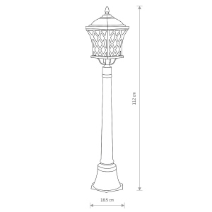 Столб фонарный уличный Nowodvorski Tay 5294