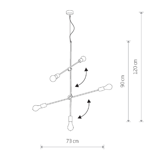 Подвесная люстра Nowodvorski Sticks 6270