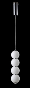 Светильник подвесной Crystal Lux Desi DESI SP4 CHROME/WHITE