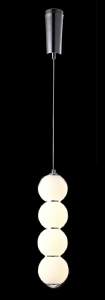 Светильник подвесной Crystal Lux Desi DESI SP4 CHROME/WHITE