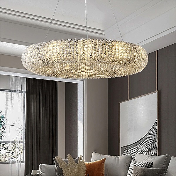 Подвесная хрустальная люстра Crystal Halo L'Arte Luce Luxury L27812