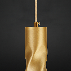 Светильник подвесной Eurosvet Scroll 50136/1 LED золото