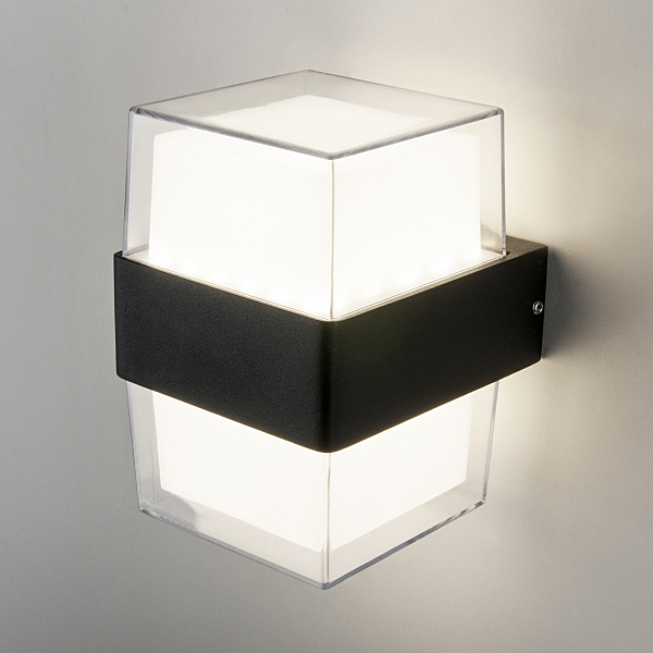 Уличный настенный светильник Elektrostandard Techno LED 1519 TECHNO LED Maul чёрный
