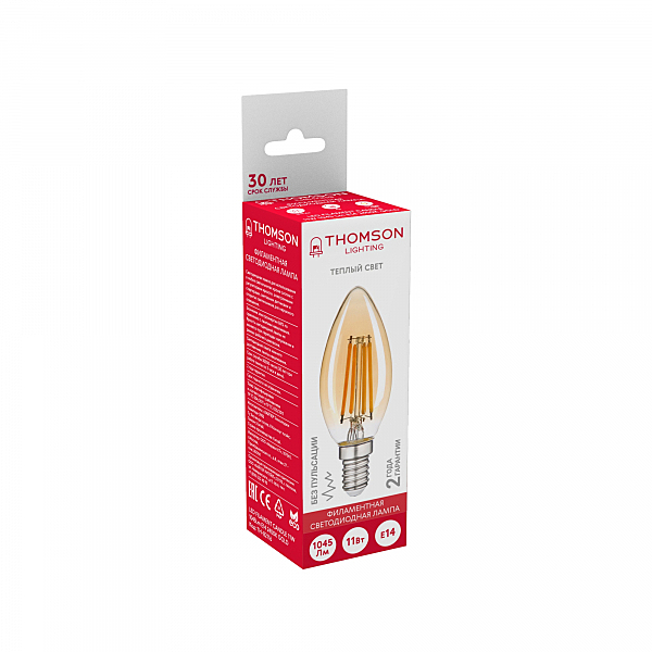 Ретро лампа Thomson Filament Candle TH-B2116