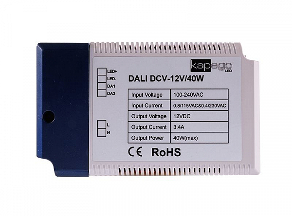 Блок питания с интеграцией в сеть DCV-12V/40W Dali Deko-Light Dali 843277