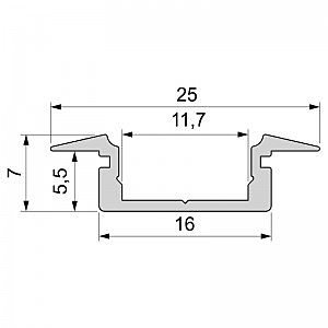 T-Профиль Deko-Light ET-01-10 975025