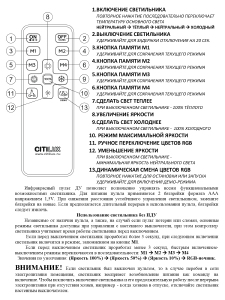 Светильник потолочный Citilux Спутник CL734480G