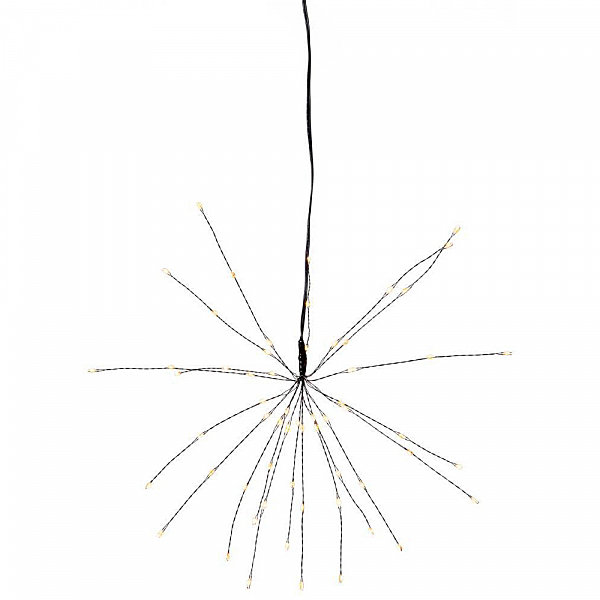 Светильник-подвес, диаметр 26 см, 60 LED ламп, на батарейках, с таймером, Eglo Firework 710-15