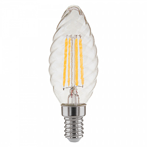 Светодиодная лампа Elektrostandard Свеча витая F Свеча витая F 7W 3300K E14 прозрачный (BLE1413)