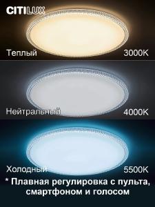 Светильник потолочный Citilux Альпина Смарт CL718A100G