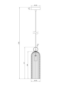 Светильник подвесной Maytoni Antic MOD302PL-01W