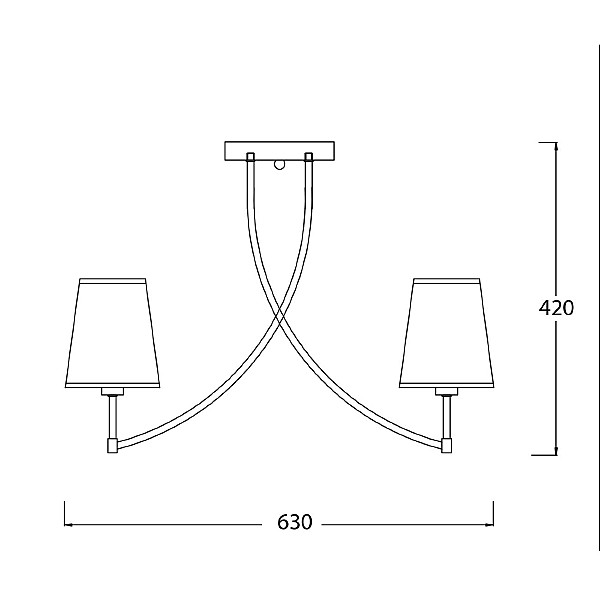 Потолочная люстра Escada Oriole 1126/6PL Chrome