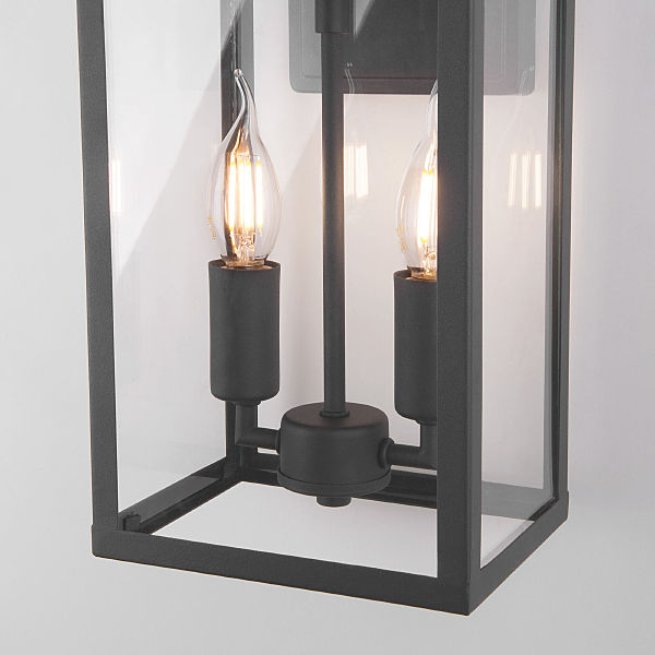 Уличный настенный светильник Elektrostandard Candle Candle D (35150/D) темно-серый