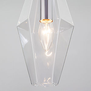 Светильник подвесной Eurosvet Prism 50236/1 прозрачный