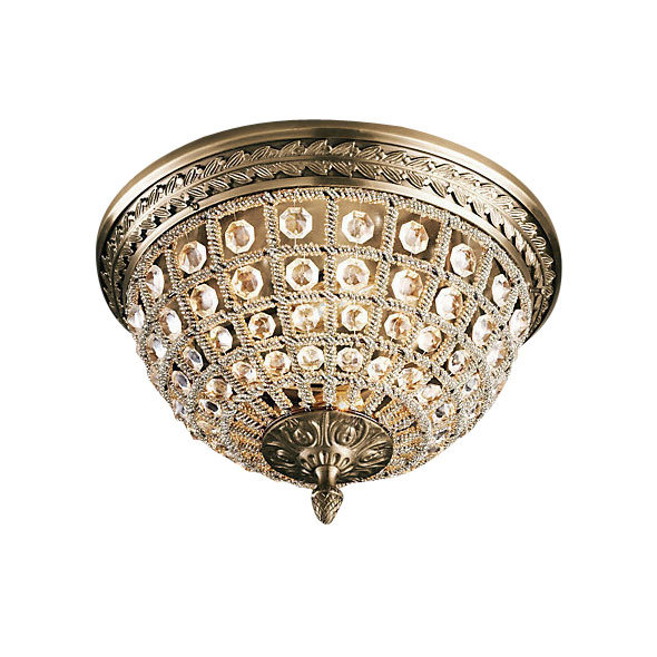 Светильник потолочный Delight Collection 19th c. Casbah KR0108W-2 antique brass