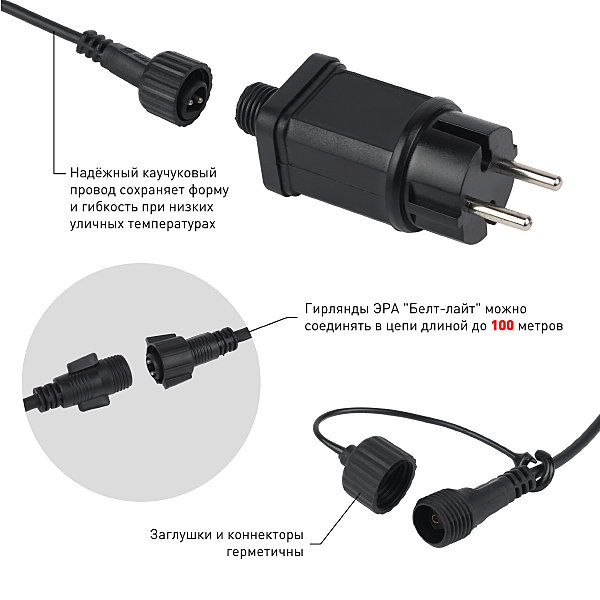 Гирлянда ЭРА Белт-лайт ERABL-MK3